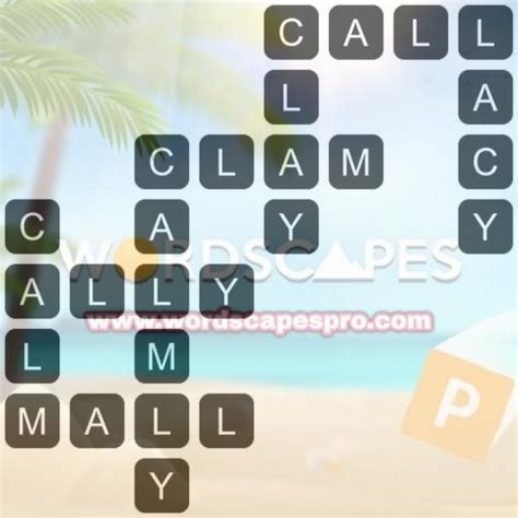 Wordscapes Level 429, Bite 13 .
